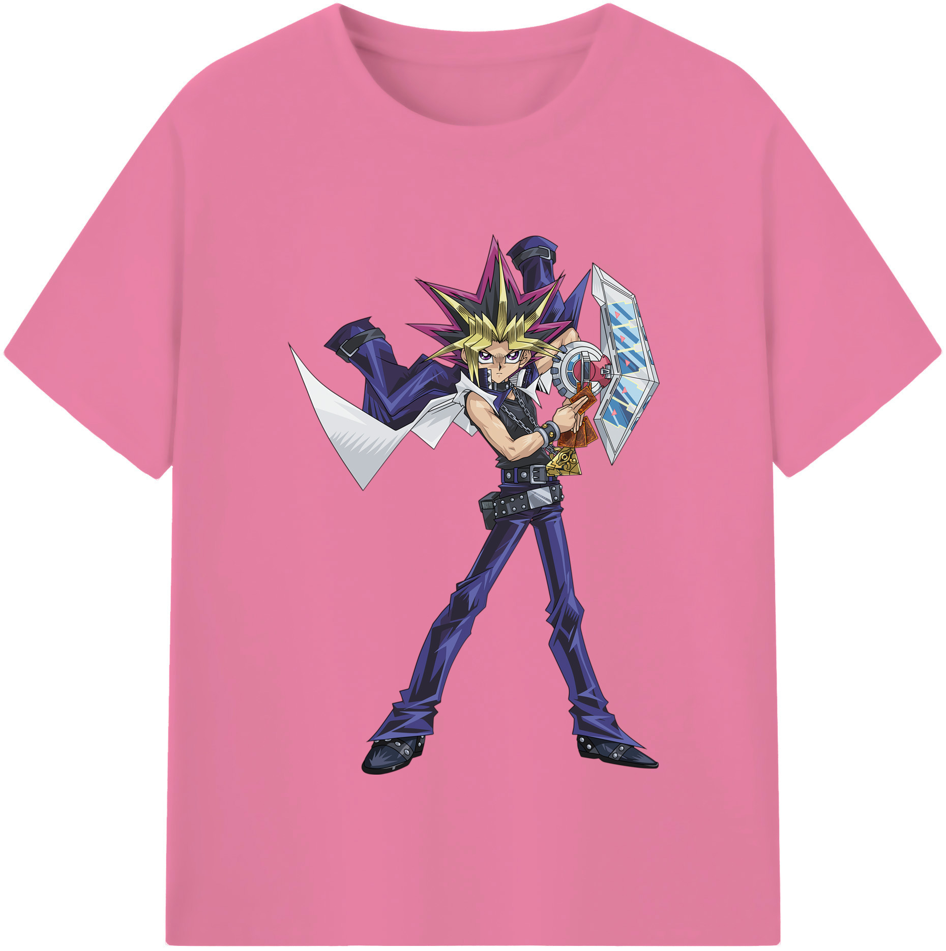 （画像用） 遊☆戯☆王 Yu-Gi-Oh! 綿100％半袖Tシャツ（フロントプリント）